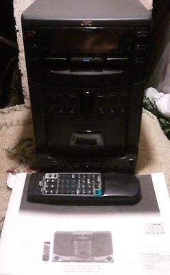 JVC UX C7 Mini Component CD System *Not Working For Parts* with Remote 