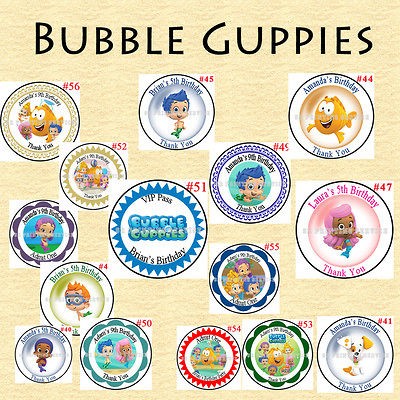 bubble guppies stickers in Home & Garden