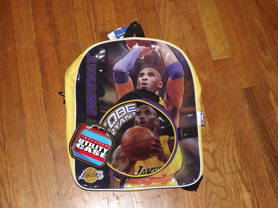 Kobe Bryant 16 Backpack with Utility Case NWT Worldwide ship