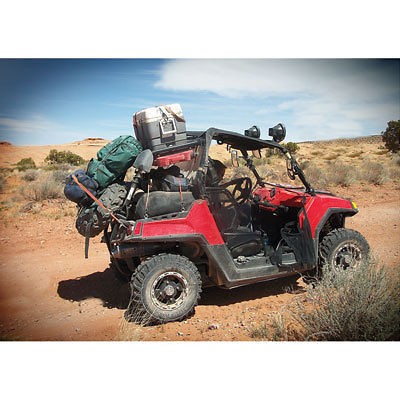   RZR XP 900 LE Rear Rack, Spare Tire Carrier, Cargo Holder, Tusk Bumper