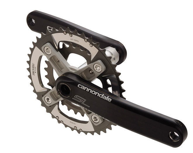 Cannondale Hollowgram SL XX 2X10 BB30 Mountain Crankset 172.5 Black 