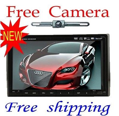 Double 2 Din 7 Car DVD CD  Player Touch Screen In Dash Stereo 