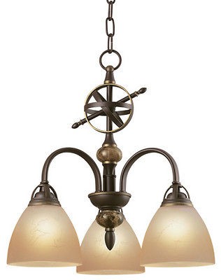   Down Round Circular Chandelier Island Ceiling Lighting Fixture BRONZE