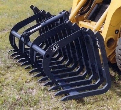 Bobcat Style Grapple Bucket/Scoop Rake