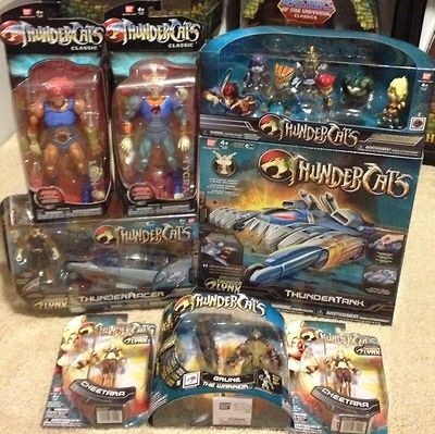 Thundercats Lot Thundertank Lion o Tygra Cheetara Thunder Racer 