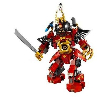   9448 Samurai Mech MECH ONLY + SNAKE CATAPULT no minifigs no box