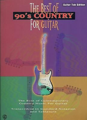 BEST OF 90s COUNTRY FOR GUITAR TAB/VOCALS ON SALE COLLECTORS ITEM
