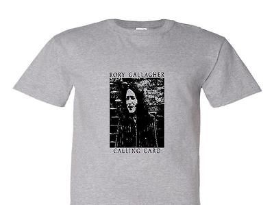 Rory Gallagher Calling Card Irish Music T Shirt