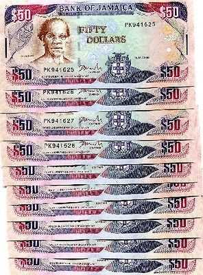   Money  Paper Money World  North & Central America  Jamaica