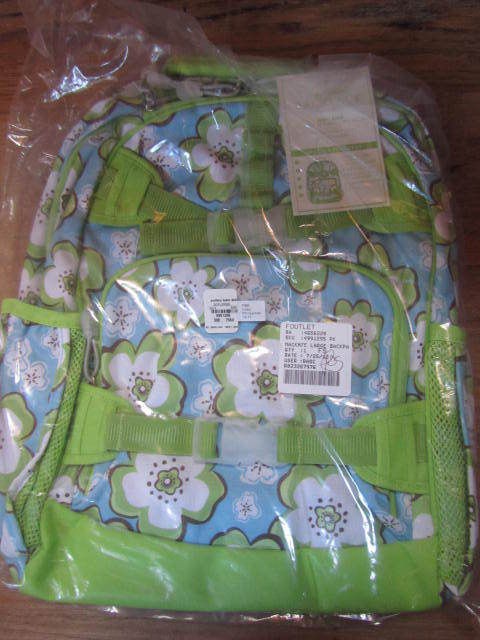   Barn Kids Mackenzie Pre K Backpack Blue Hibiscus New 