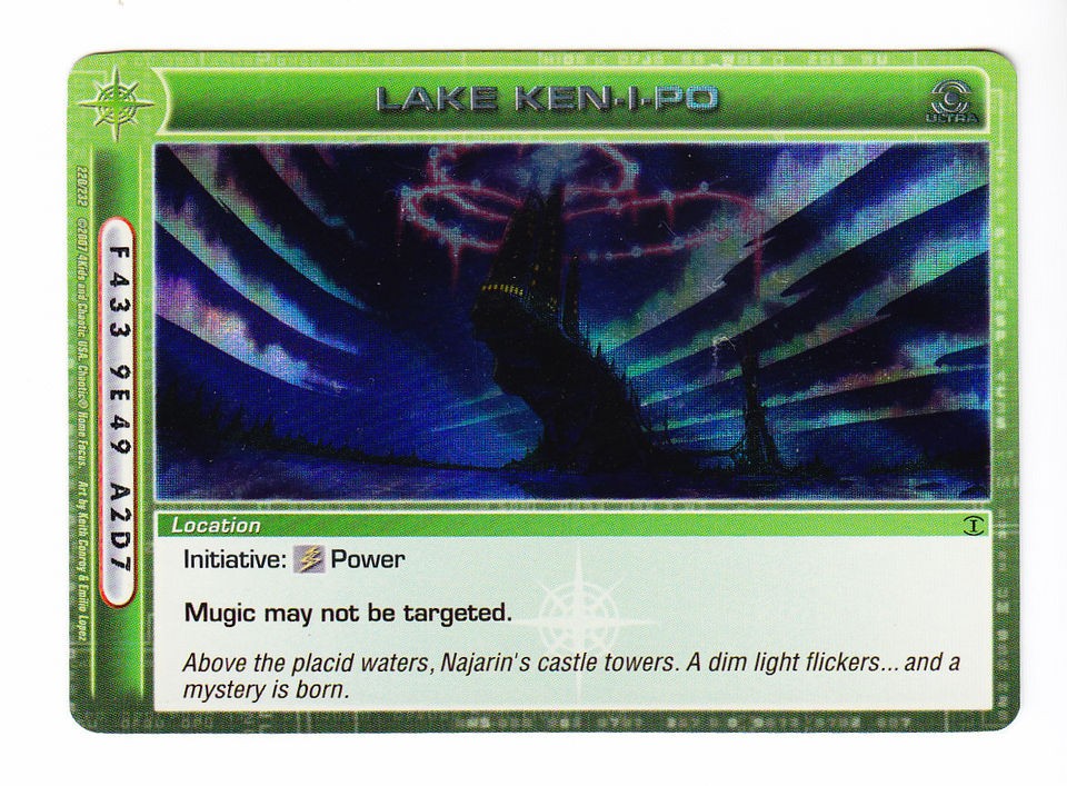 CHAOTIC DAWN OF PERIM SECRETS FOIL LOCATION CARD # 220/232 LAKE KEN I 