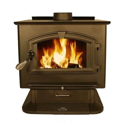 US Stove Wood Stove with Blower 2500 Heater Fireplace Fire Place Wood 