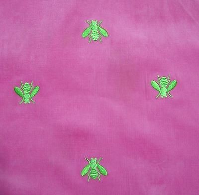 Lilly Pulitzer HONEY SUCKLE BEE EMBR. CORDUROY Fabric 1 Yard