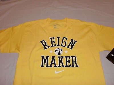 NWT Boys Nike Reign Maker Yellow Tee Shirt L Brand New