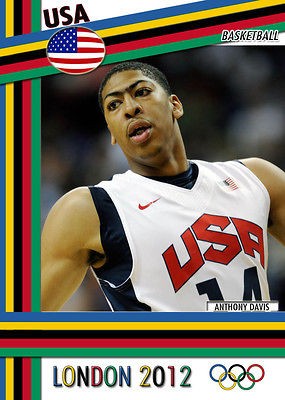   TEAM USA LONDON 2012 Anthony Davis Lebron James Carmelo Basketball