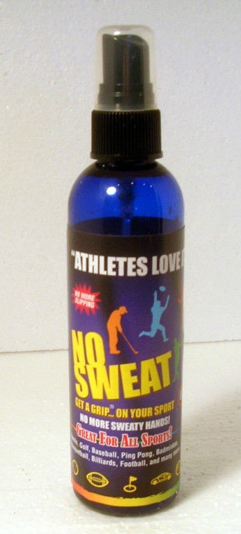 NO SWEAT GET A GRIP STOPS SWEATY HANDS SPRAY LOTION