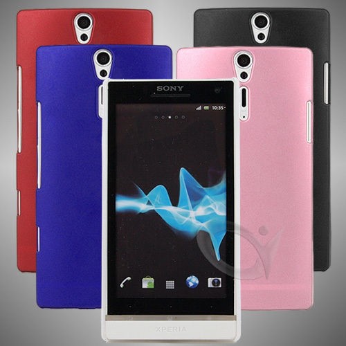 HYBRID HARD BACK CASE COVER FITS SONY XPERIA S LT26I FREE SCREEN 