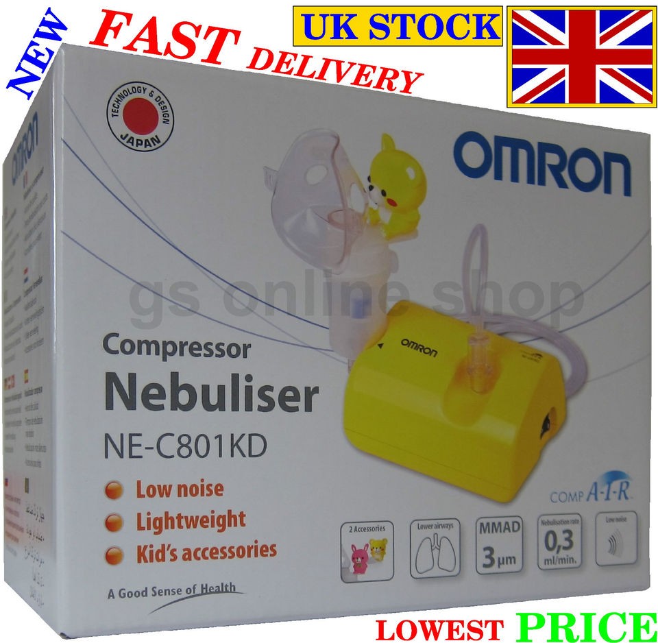   NE C801KD COMPRESSOR NEBULISER FOR KIDS LOW NOISE AND LIGHTWEIGHT