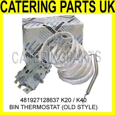 SPARE PARTS WHIRLPOOL ICE MACHINE BIN THERMOSTAT K20K40