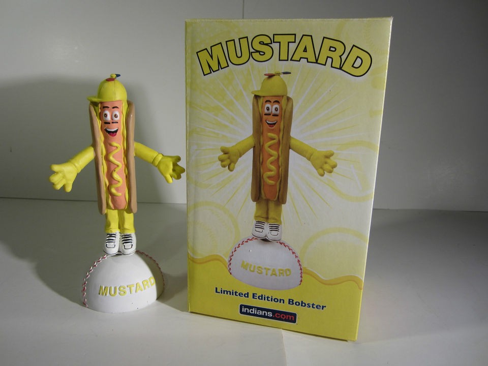   Sugardale Meat Hotdog BOBBLEHEAD Bobster Cleveland Indians RARE