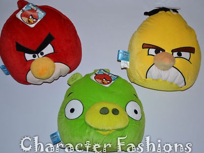 ANGRY BIRDS Plush Pillow iphone app game BEDDING LARGE