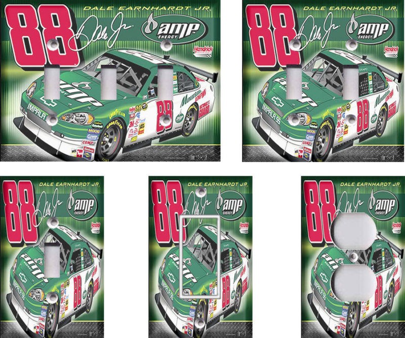 Dale Earnhardt Jr / NASCAR #1 Light Switch Plate