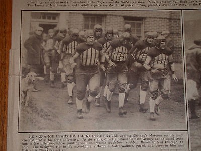RED GRANGE & CHICAGOS SOLDIERS FIELD   SUNDAY NOVEMBER 15 , 1925