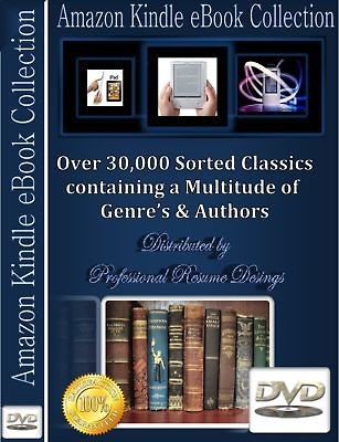 Over 30,000 Kindle eBooks on DVD, .PRC Format, Sorted