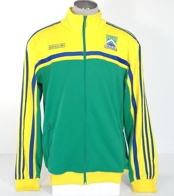 Adidas Federative Republic of Brazil Green & Yellow Track Jacket Mens 