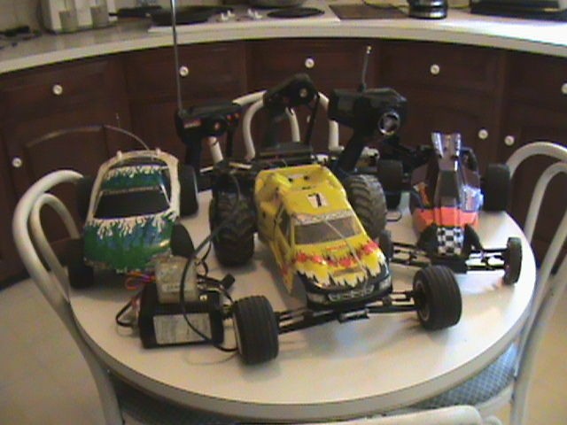 Traxxas , JR Racing , Radio Shack Remote Control cars for parts