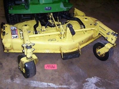 John Deere F525 48 front mount mowing mower deck