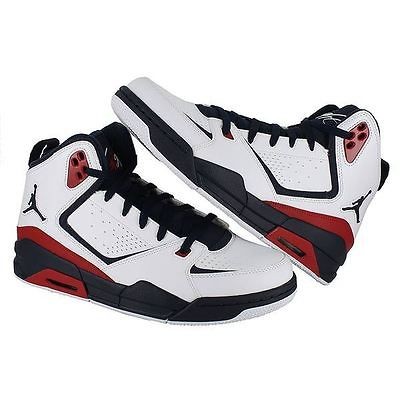 AIR JORDAN SC2 SC 2 WHITE NAVY GYM RED USA COLOR MENS US SIZE 9.5, UK 