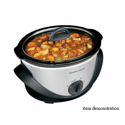 B87093A 33141 Hamilton Beach 4 Qt.Slow Cooker w/stoneware crock