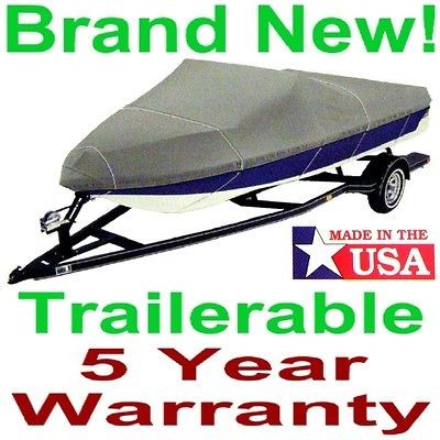 20 22 V Hull Ski/Bass Boat Cover,Warranty​,Tie Down,New