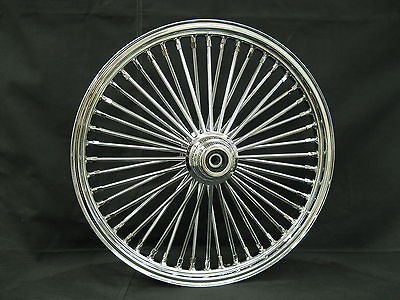 Chrome Ultima 48 Fat King Spoke Front 21x2.15 Wheel for Harley 1986 99 