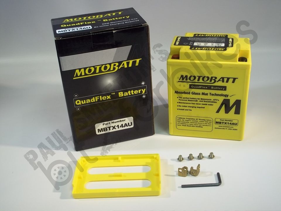   QuadFlex MBTX14AU BatteryKawasaki KAF 400 (Mule 610 4x4) (2006 2009