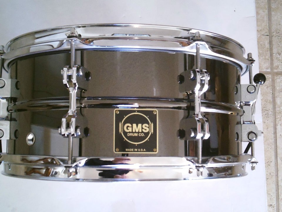 GMS NICKEL OVER BRASS SNARE DRUM 6.5 X 14