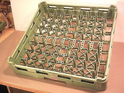   Used Silite DISH,PLATE,PLA​TTER, Green PLASTIC DISHWASHER RACK