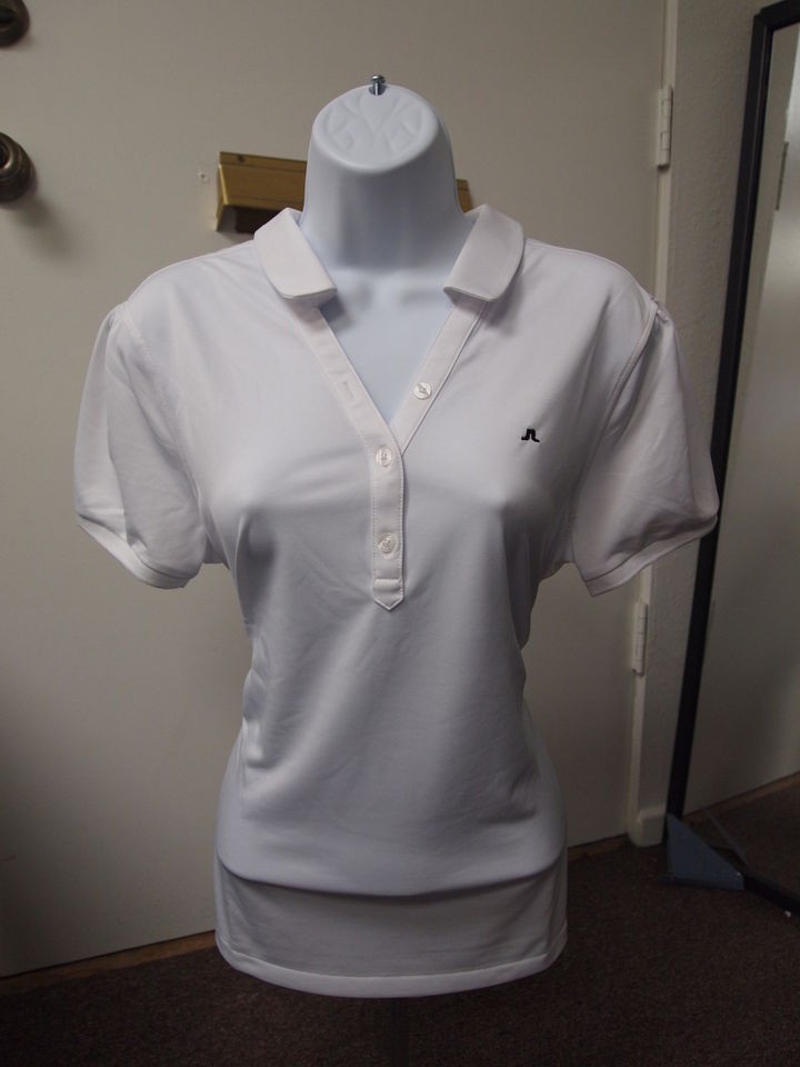 NEW J LINDEBERG WOMEN GOLF GILLIAN FIELDSENSOR WHITE SIZE XL