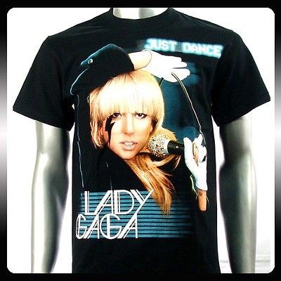 Lady Gaga Pop Star Sexy Music Dancer Men T shirt Sz L GA4