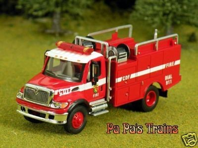 Diecast Brush Land Management Fire Truck HO 187 by Boley