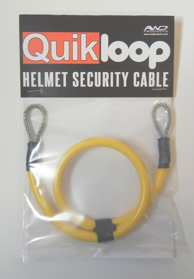 Motorcycle Helmet Security Cable Arai Shoei HJC Schuberth BMW Honda 