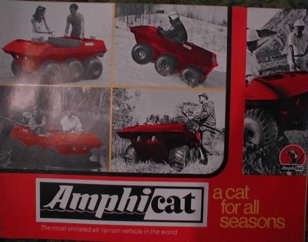 1970 Amphicat Sales Brochure Largest 70