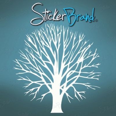 Vinyl Wall Decal Sticker Round Bare Tree