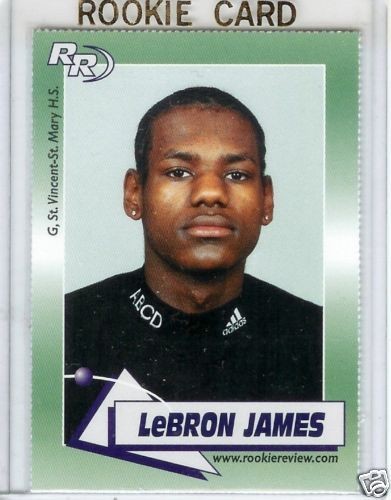 LEBRON JAMES 2002 Rookie Review MGS 10 Rookie 1st Card