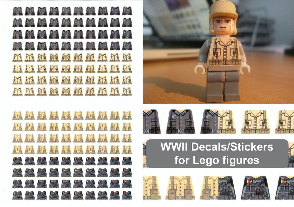 lego ww2 decals in LEGO