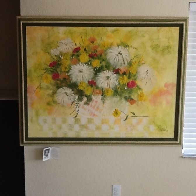 Lee Reynolds Burr Vanguard studios Floral Painting Stunning