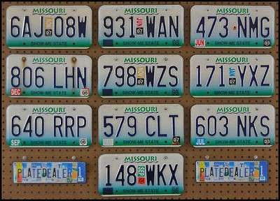 10 MISSOURI Blue Fade License Plates Arts Crafts Hobbies Signs Decor 