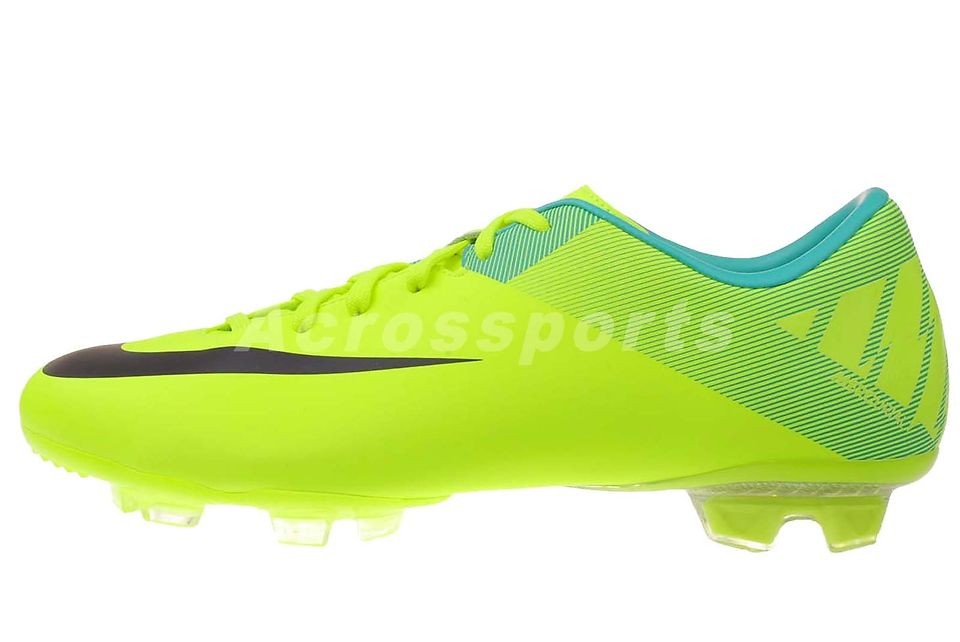   Mercurial Miracle II FG Volt Green Mens Soccer Cleats Shoes 442047 754