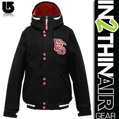 NEW 2012 WOMENS BURTON VARSITY SNOWBOARD/SKI JACKET TRUE BLACK